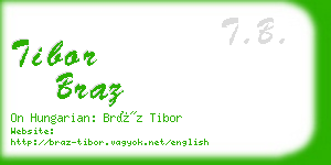 tibor braz business card